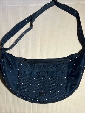 Lug Boomerang Navy Crossbody Shoulder Bag